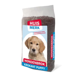 Huismerk hondenbrok krokant puppy