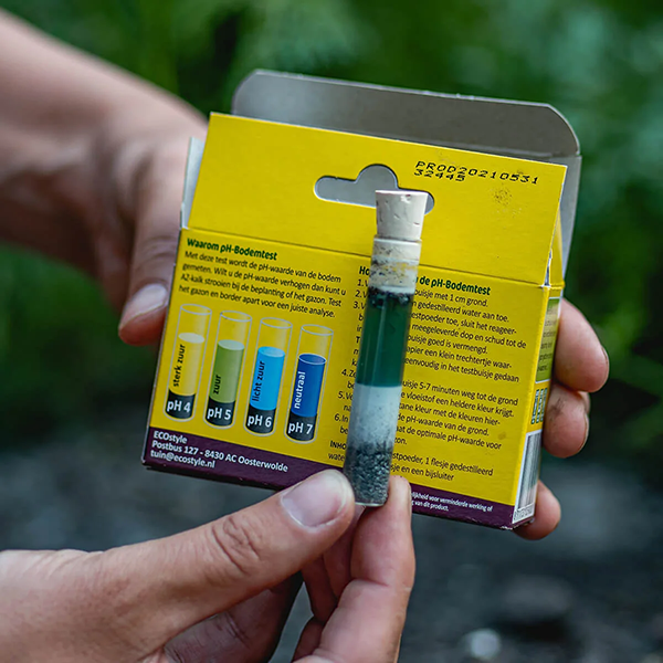 Weergave pH-waarde ECOstyle pH-Bodemtest